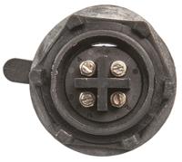 px0747s Bulgin Circular Connector, 4 Contacts, Panel, Standard Connector, Socket, Female, IP68, IP69K, Standard Buccaneer Series