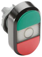 1sfa611131r1102-mpd2-11g ABB Modular Series Green, Red Momentary Push Button Head, 22mm Cutout, IP66