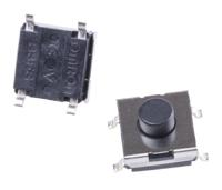 b3fs-1010p Omron Black Plunger Tactile Switch, SPST 50 mA @ 24 V dc 1.7mm