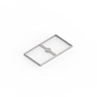3670631 Wurth Elektronik Tin Plated Steel Shielding Cage Seamless Frame, 63.1 x 35.5 x 2.8mm