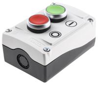 lbx20120 BACO Spring Return Control Station Switch - SPDT, Plastic, Green, Red, IP66