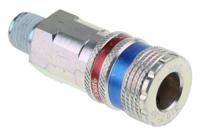 c103102152 CEJN Brass, Stainless Steel Male Pneumatic Quick Connect Coupling, R 1/4 Male Threaded