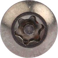 621-2681 RS PRO Plain Button Stainless Steel Tamper Proof Security Screw, M5 x 12mm