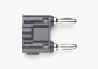 mdp-0 Pomona Black Banana Connector, Screw Termination, 15A, 5kV