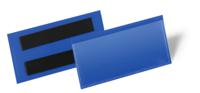 174107 Durable Magnetic Blue 100 x 38mm Metal Logistic pockets, 53mm Height, 113mm Width