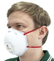 3m-8833 3M 8300 Series Disposable Face Mask for General Purpose Protection, FFP3, Valved, Moulded 10 per Package