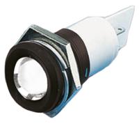 211-465 RS PRO White Panel Mount Indicator, 24V ac/dc, 22mm Mounting Hole Size, Solder Tab Termination