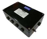 cep261690pai CE-TEK CEP Series Black Polyester Junction Box, IP66, 26 Terminals, ATEX, 160 x 90 x 260mm