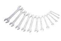 10n-j12dp SAM 12-Piece Open Ended Spanner Set, 6 x 7 → 30 x 32 mm, Chrome Vanadium Steel