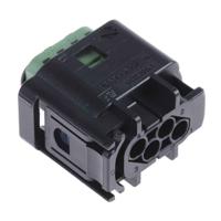1-967640-1 TE Connectivity, Micro Quadlok System Automotive Connector Socket Black 4 Way