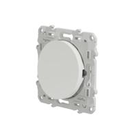 s525276 Schneider Electric White Push Button Light Switch, 1 Gang, Odace