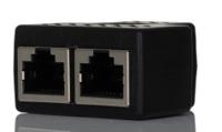 206-7201 RS PRO 2-Port RJ45 Female Splitter Adapter, Shielded