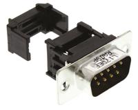 l17defra09p Amphenol Communications Solutions DFR 9 Way Right Angle Cable Mount D-sub Connector Plug, 2.74mm Pitch