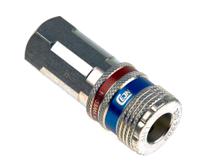 103203202 CEJN Brass, Steel Female Pneumatic Quick Connect Coupling, G 1/4 Female Threaded