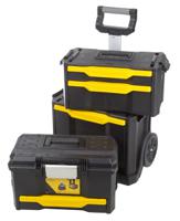 1-79-206 Stanley 3 Drawer Aluminium, Plastic Wheeled