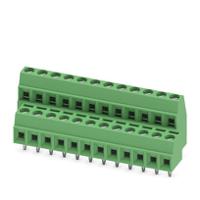 1708136 Phoenix Contact 81, MKKDS 1/12-3 Series PCB Terminal Block, 24-Contact, 3.81mm Pitch, Solder Mount, 2-Row, Screw