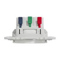 s520052 Schneider Electric White 1 Gang Plug Socket, 2 Poles, 16A, Type E - French, Indoor Use