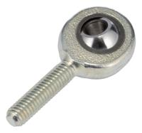 sakb-6-f SKF SAKB M6 x 1 Male Steel Rod End, 6mm Bore, 48mm Long, Metric Thread Standard, Male Connection Gender
