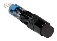 ab8m-m1-b Idec Push Button Switch, Momentary, Panel Mount, 8mm Cutout, SPDT, 250V, IP40