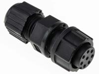 bd-08bffa-ll7001 Amphenol Industrial Circular Connector, 8 Contacts, Cable, Standard Connector, Socket, Female, IP67, Ceres Series