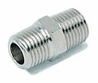 176-0979 RS PRO Brass Pipe Fitting, Straight Threaded Nipple, Male 1/4in to Male 1/4in