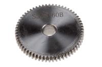 878-7890 RS PRO Steel 60 Teeth Spur Gear, 0.8 Module, 10mm Bore Diam, 48mm Pitch Diam, 22mm Hub Diam