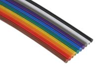 214-0677 RS PRO Flat Ribbon Cable, 10-Way, 1.27mm Pitch, 25m Length