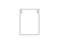 1set411109r0000 ABS, PC Cable Trunking Accessory, 60 x 80mm