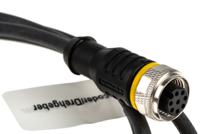 rkc8302t-15-rsc4ttxl320 Turck Female 3 way Straight M12 to Male 3 way M12 Sensor Actuator Cable, 1.5 m