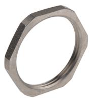 52032645 Lapp Silver Stainless Steel Cable Gland Locknut, M32 Thread, IP68