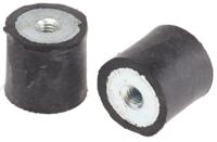 1615dd04-60 FIBET M4 Anti Vibration Mount, Female to Female Bobbin with 25.8kg Compression Load