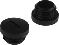 865-9745 RS PRO Blanking Plug, M12, 11.7mm Hole Diameter, Nylon 66, 15mm Diameter, Threaded