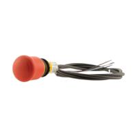 185176-c22-pvt-k02-p62 Eaton 185176 Series Turn to Release Emergency Stop Push Button, 38mm Cutout, 2NC, IP65, IP66, IP67, IP69K
