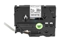 tzen221 Brother Black on White Label Printer Tape, 8 m Length, 9 mm Width