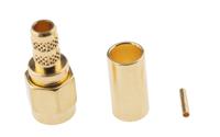 rsma1111a1-3gt50g-1-50 Amphenol RF, Plug Cable Mount SMA Connector, 50Ω, Crimp Termination, Straight Body