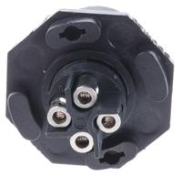 uts7124sscr Souriau Sunbank by Eaton Circular Connector, 4 Contacts, Panel, Standard Connector, Plug, Female, IP68, IP69K, UTS