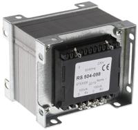 504-098 RS PRO 200VA 2 Output Chassis Mounting Transformer, 6V ac, IEC 61558-2-6