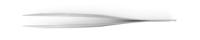 00sa ideal-tek 120 mm, Stainless Steel, Flat; Rounded, Tweezers