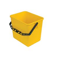 101223y 6L Polypropylene Yellow Bucket With Handle