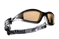 tracpsj Bolle Safety TRACKER Anti-Mist Safety Glasses, Yellow PC Lens, Vented