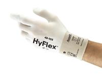 48105090 Ansell 48-105 White Nylon Nylon Glove, Size 9, Polyurethane Coating