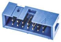 2-1761603-5 TE Connectivity AMP-LATCH Series Straight Through Hole PCB Header, 14 Contact(s), 2.54 mm Pitch, 2 Row, Shrouded