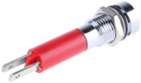 190503z3 CML Innovative Technologies Red Panel Mount Indicator, 24V, 8mm Mounting Hole Size, Solder Tab Termination, IP67