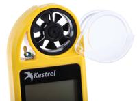 0855yel Kestrel 0855YEL Impeller Anemometer, 40m/s Max, Measures Air Flow, Altitude, Density, Density Altitude, Dew Point,