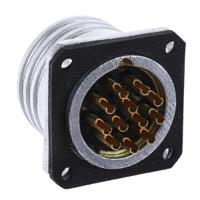 sl-em-212-af Amphenol Socapex Circular Connector, 12 Contacts, Panel, Standard Connector, Plug, Male, IP67, SL61 Series