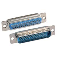 sdh44p L-Com SDH 44 Way Screw D-sub Connector Plug, 2.3mm Pitch, with Jack Screw