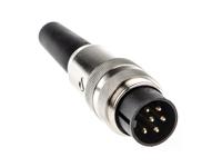 sv-60 Lumberg, SV 6 Pole M16 Din Plug, DIN EN 60529, 5A, 250 V ac IP40, Screw On, Male, Cable Mount