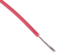 872-4439 RS PRO Red 0.08mm² Hook Up Wire, 28 AWG, 7/0.12 mm, 100m, MPPE Insulation