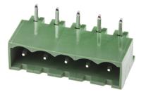 790-1004 RS PRO, 5.08mm Pitch, 5 Way, Pluggable Terminal Block, Header, Through Hole, Solder Termination