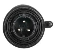px0730p Bulgin Circular Connector, 3 Contacts, Panel, Standard Connector, Plug, Male, IP68, IP69K, Standard Buccaneer Series